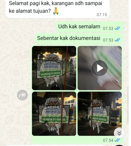 Pengiriman Papan Bunga Selamat Setia Budi
